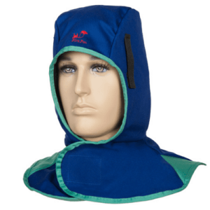 Fire Fox™ flame retardant welding hood, blue