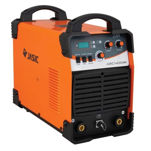 JASIC PRO ARC 400 MMA Inverter with digital display and remote control option.