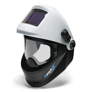 SHINE SPARX Double OLED Welding Mask with Bluetooth Remote and True Colour Technology