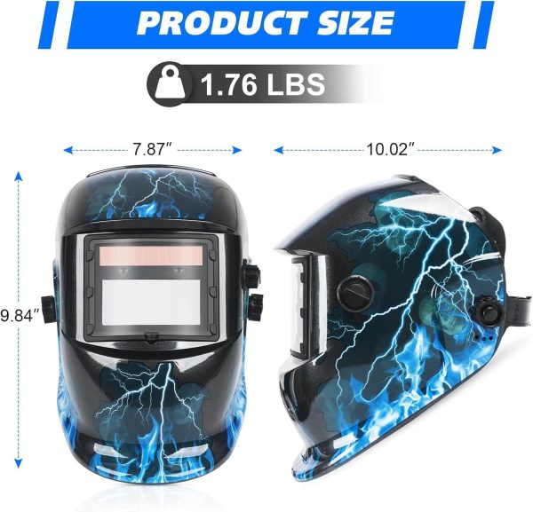 Welding helmet for automotive and metal fabrication, available at RAM SVEIS OG BEMANNING.