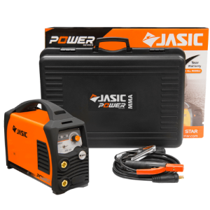 Jasic Power Arc 160 PFC MMA Inverter Welder with carry case.