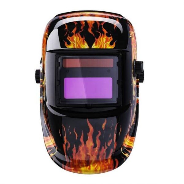 FLAMING SKULL Auto Darkening Welding Helmet | RAM SVEIS