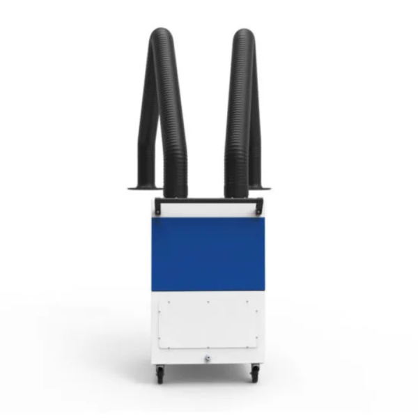 Dual Arm Welding Fume Extractor with Carbon Filter