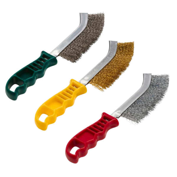 Wire Brush 140x260mm 0.3mm Stainless Steel for welding slag and rust removal – sold by RAM SVEIS OG BEMANNING