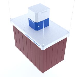 Freshweld i8/10 robotsveisehette med gardin for robotsveising – 1200 × 1200 × 200 mm, 51 kg