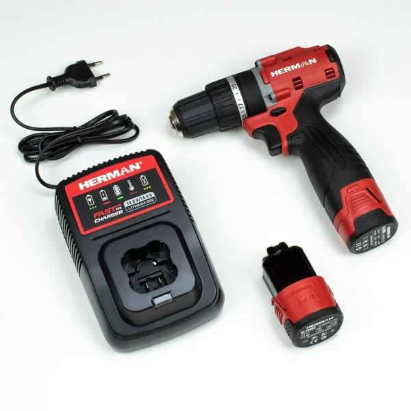 Cordless drill/driver HERMAN AXSP-1441 | 14,4 V with impact | Complete | Warranty: 2 years - Image 2