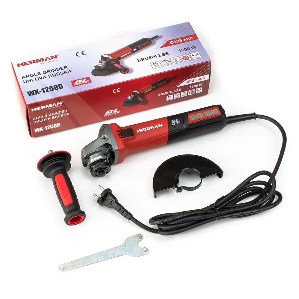 Angle Grinder HERMAN WX-12506 | 125 mm 1300 W | Warranty: 6 months - Image 4