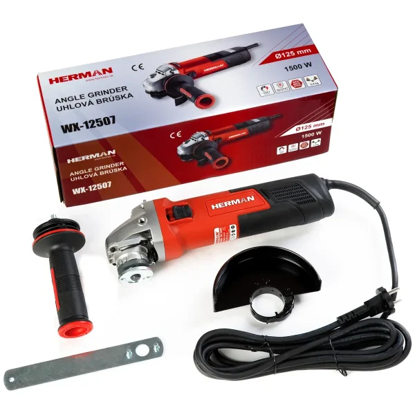 Angle Grinder HERMAN WX-12507 | 125 mm 1500 W | Warranty: 6 months - Image 3