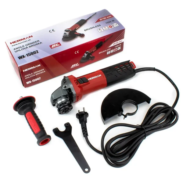 Angle Grinder HERMAN WX-15002 BL | 150 mm 1550 W | Warranty: 6 months - Image 2