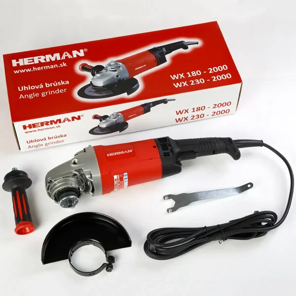 Angle Grinder HERMAN WX-18001 | 180 mm 2000 W | Warranty: 6 months - Image 2
