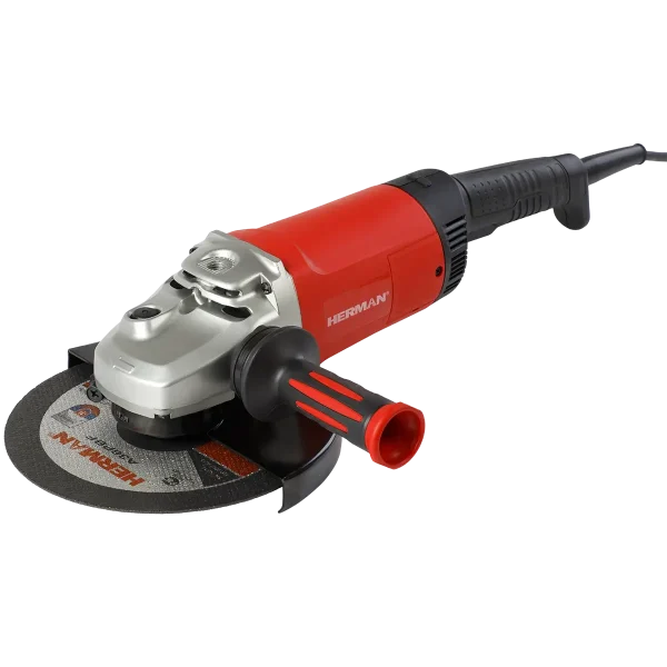 Electric angle grinder 230 mm with safety guard