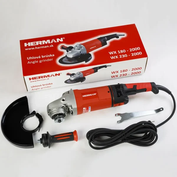 Angle Grinder HERMAN WX-23002 | 230 mm 2400 W | Warranty: 6 months - Image 2