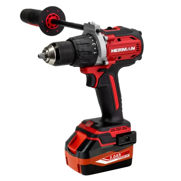 Cordless drill/driver HERMAN AXSP-1803 | 18,0 V 5Ah | Complete | Warranty: 2 years - Image 2