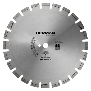 Diamond cutting blade with 12mm high segments and anti-wear design