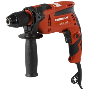 Electric drill HERMAN MBX-650 | 650 W with hammer function | Warranty: 2 years