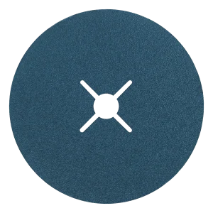 Zirconium fibre disc for steel grinding with resin bond
