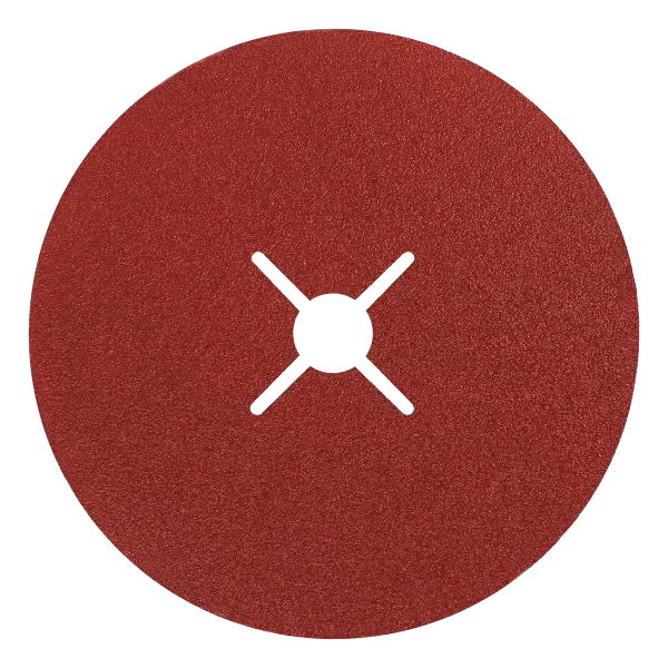 Ceramic fibre disc for intensive grinding on stainless steel