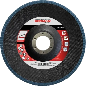 Zirconium flap disc for surface grinding with T29 shape