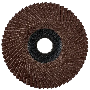 Corundum flap disc with T29 shape for surface grinding