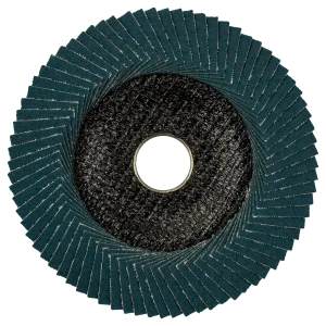 Zirconium flap disc for edge grinding with 23mm lamellae