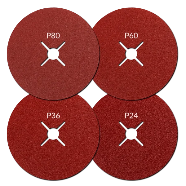 HERMAN QF-30 – Ceramic Fiber Disc Set for Stainless and Alloy Steels