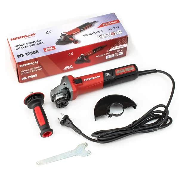 Angle Grinder HERMAN WX-12505 BL | 125 mm 1300 W | Warranty: 2 years - Image 4