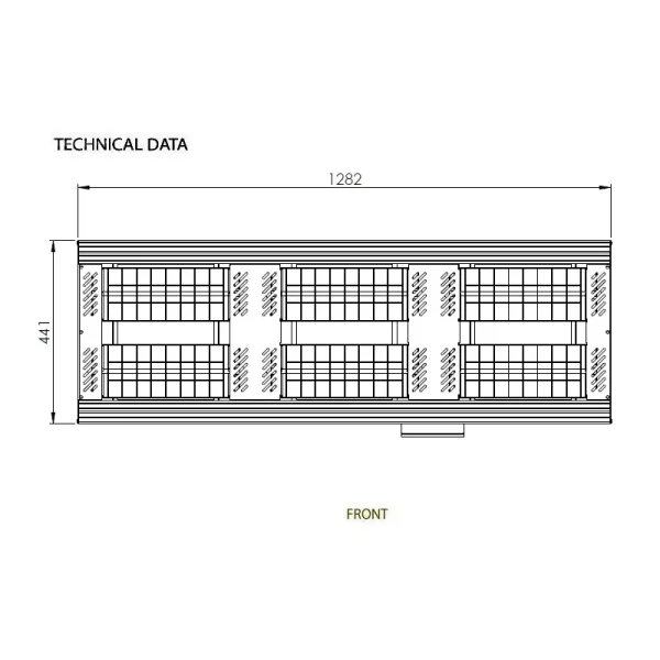 Infrared Heater Norway for Large Industrial Halls – Tansun Apollo 6 × 1.5 kW Side by Side (9kW Total)