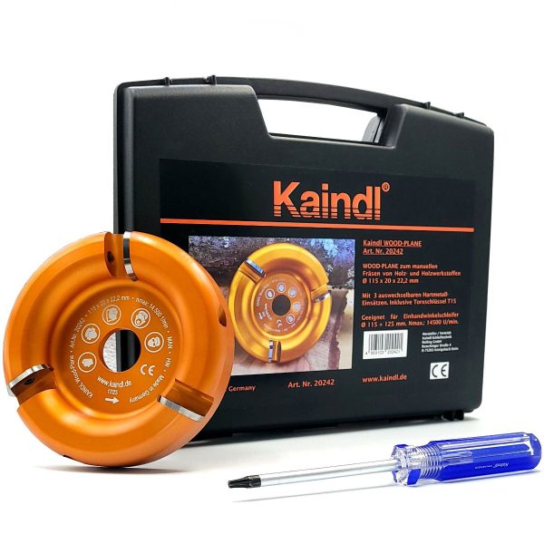 Kaindl WOOD-PLANE Milling Disc 115mm – Professional Wood Carving Tool | RAM SVEIS OG BEMANNING AS Norway