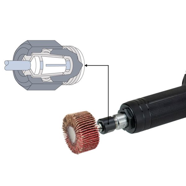 Straight grinder 1380W brushless motor industrial tool Herman straight grinder for industrial grinding and polishing