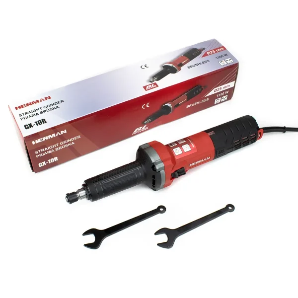 Straight grinder 1380W brushless motor industrial tool Herman straight grinder for industrial grinding and polishing