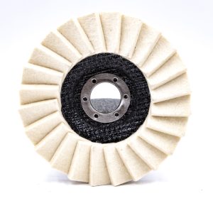 High-Density Felt Polishing Disc Norway 115×10×22 mm – Professional Finish | Fantech