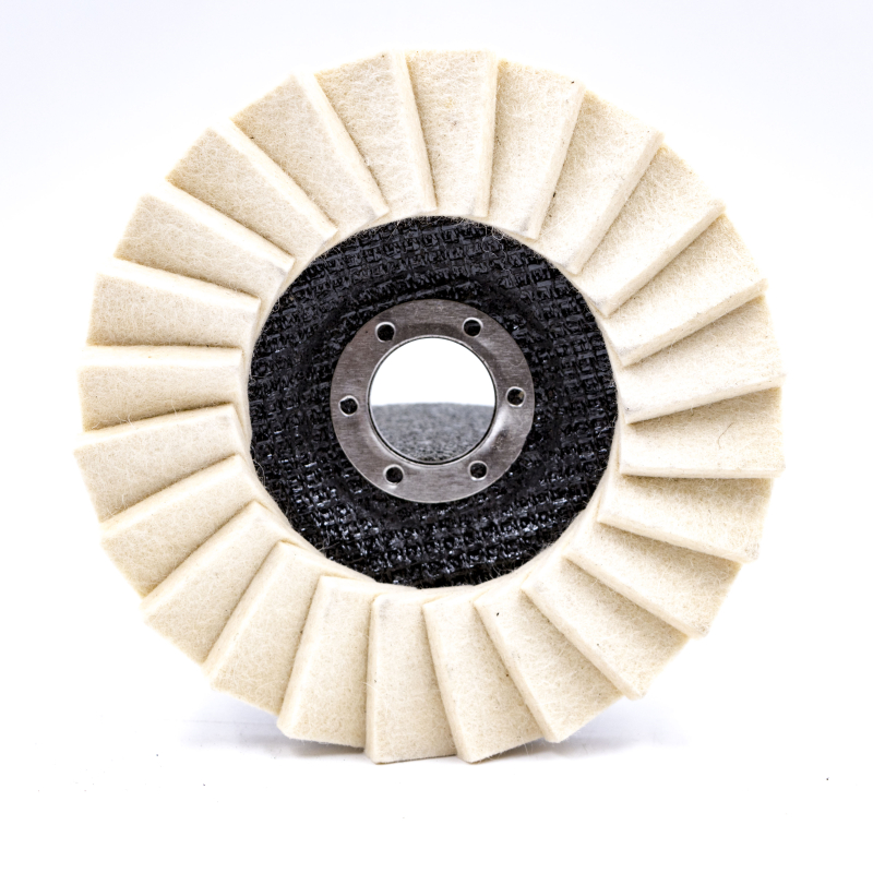 High-Density Felt Polishing Disc Norway 115×10×22 mm – Professional Finish | Fantech