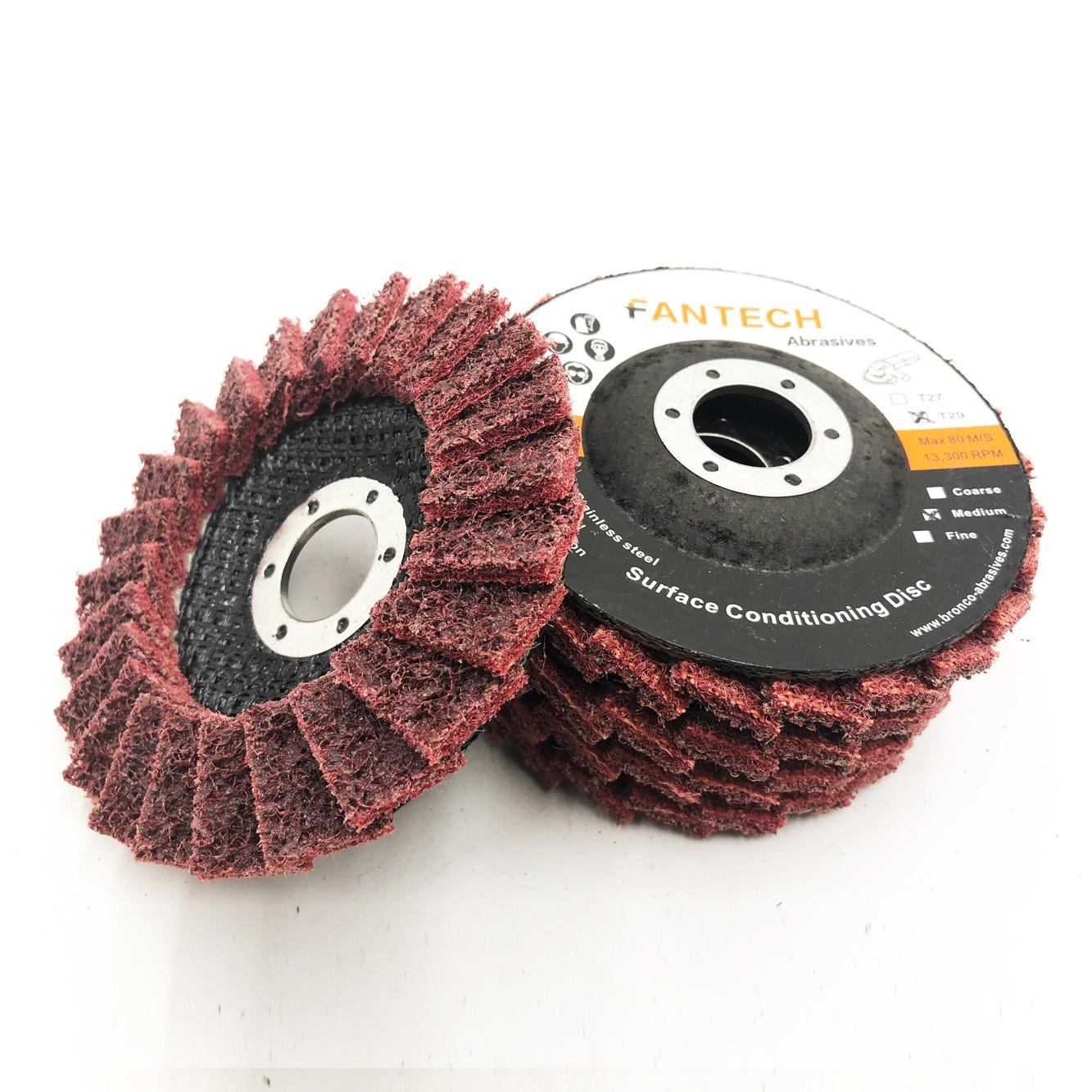 Nylon Cleaning Flap Disc Norway 115x22 mm – Medium | Fantech