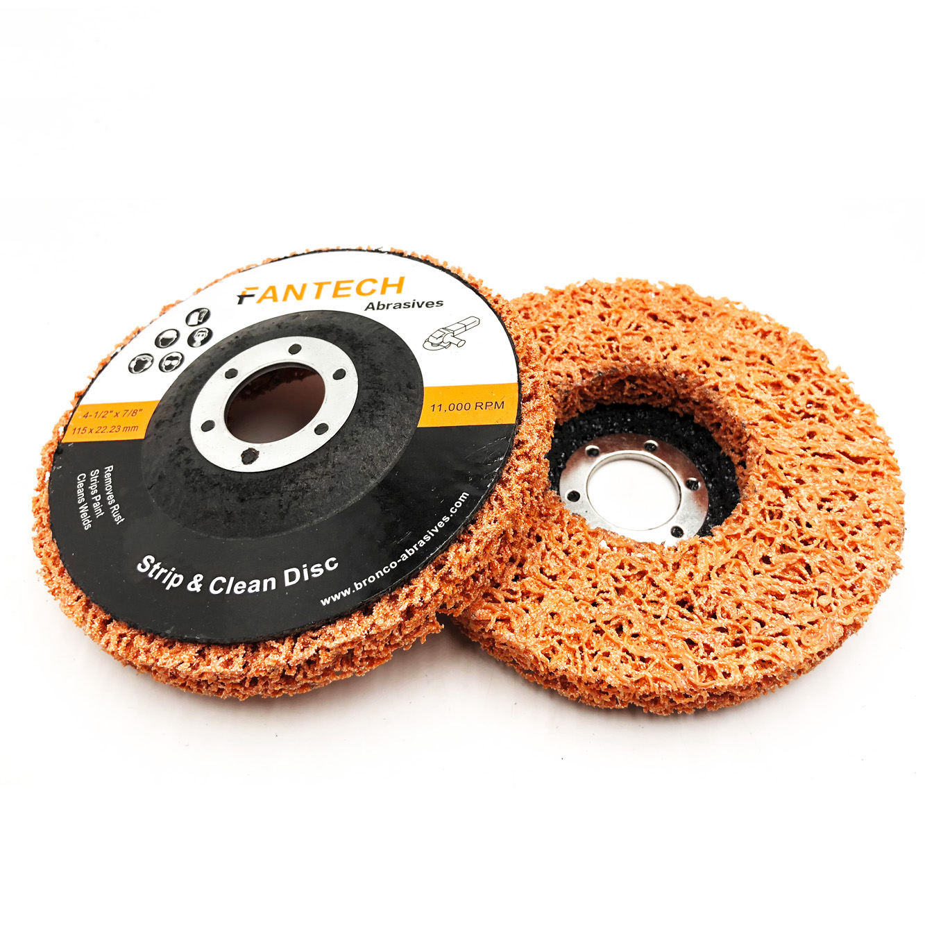 Orange Strip and Clean Disc Norway – Heavy-Duty Ceramic Abrasive for Industrial Surface Cleaning