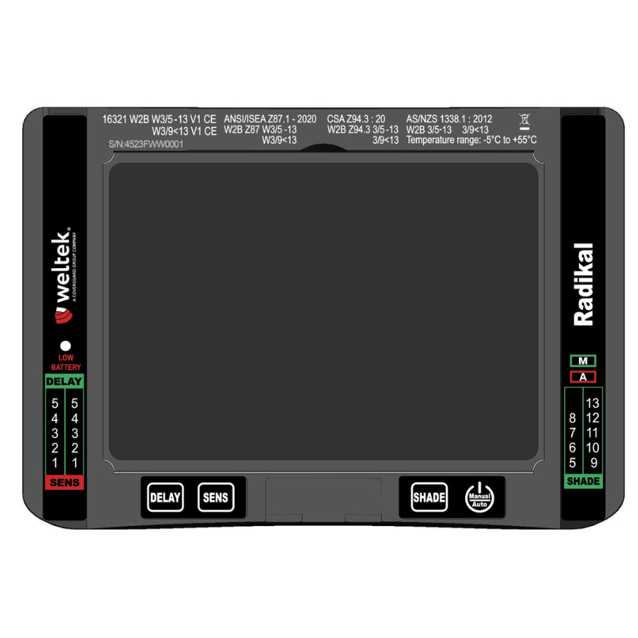 Weltek Radikal PAPR Welding Helmet TH3 | Air Fed Helmet Norway