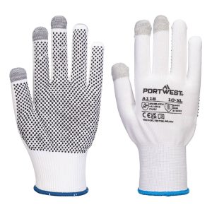 Grip 13 PVC-dott berøringsskjermhanske (Pk12)