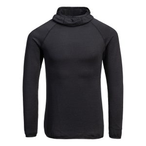 Fleece hettegenser Portwest B191 baselayer svart vaffelmønster fukttransporterende