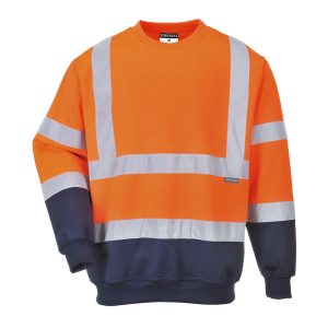 Hi-Vis genser med kontrast