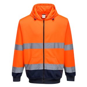 HI-Vis Hettejakke med glidelås