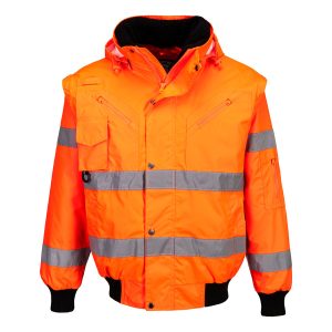 Hi-Vis 3-i-1 pilotjakke