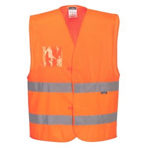 Hi-Vis Half Mesh Vest