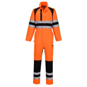 Vernekjeledress Portwest CD855 - hi-vis kjeledress med refleksstoff i orange og sort