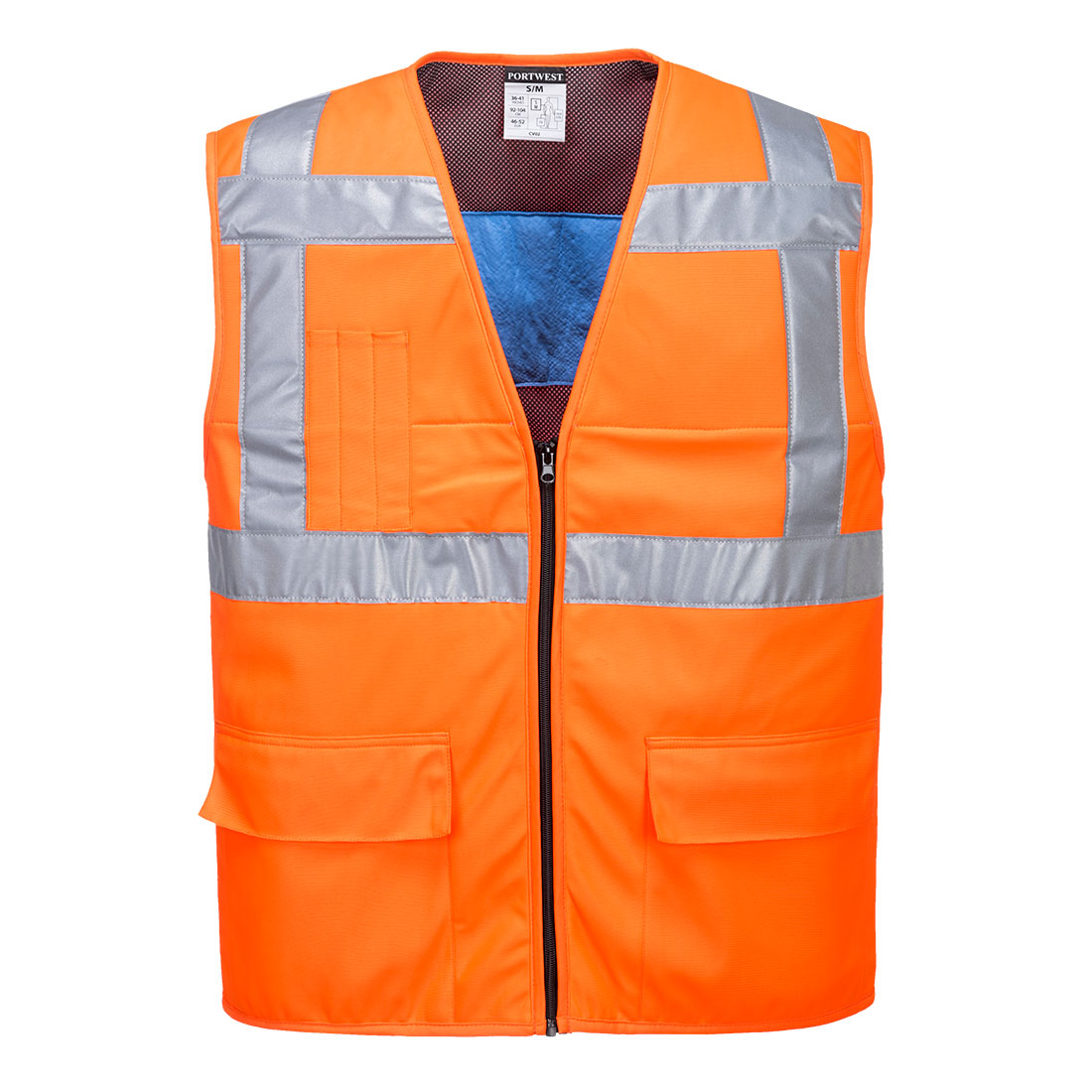 Hi-Vis kjølevest Portwest CV02 oransje klasse 2 sertifisert for norsk industri