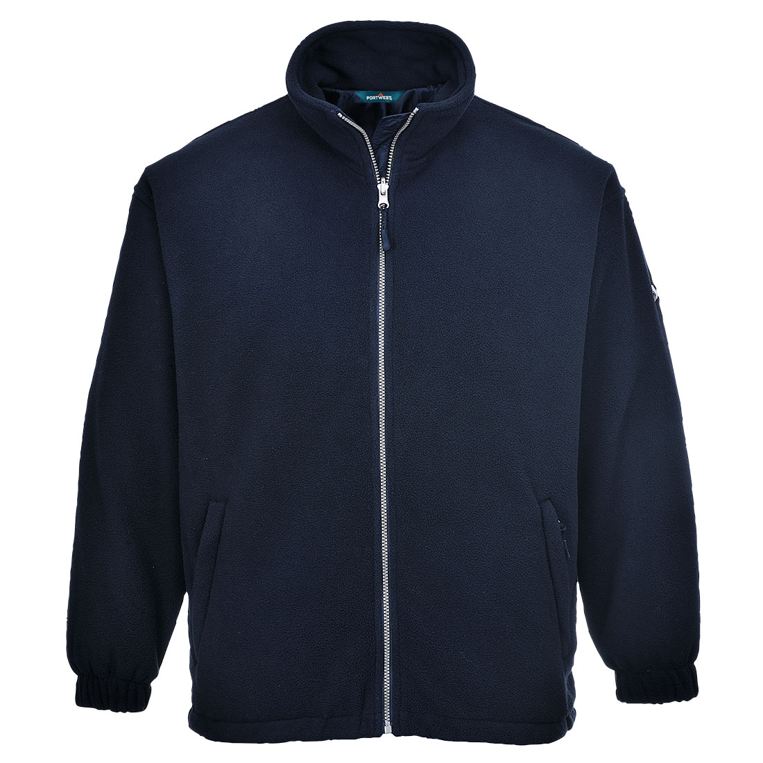 Vindtett fleece Portwest F285 navy - anti-nupp behandlet med vindtett fôr for arbeid