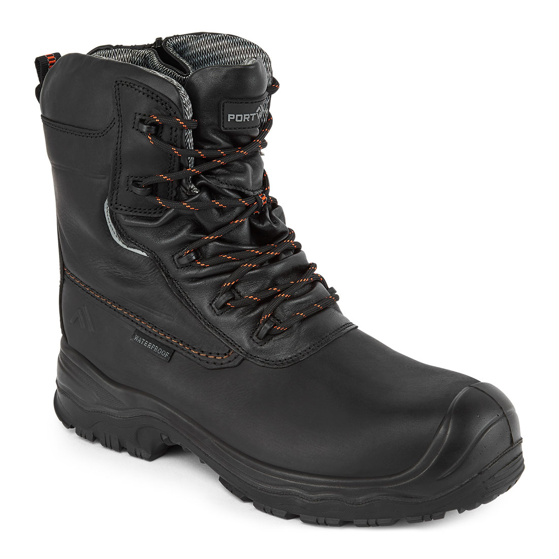 Vernesko Portwest FD02 svart/rød - kompositt traction safety boot 7 inch
