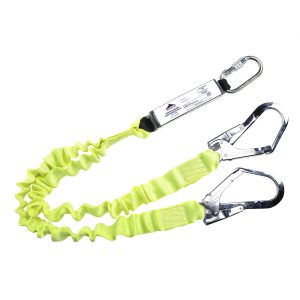 Dobbel lanyard elastisk med demping