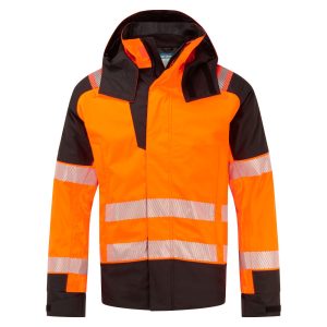 Flammehemmende vinterjakke Portwest FR606 - hi-vis orange med lysbue-beskyttelse