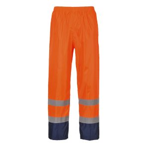 Hi-Vis klassisk kontrast regnbukse