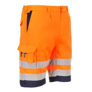 Hi-Vis Lettvekts Polybomull Shorts