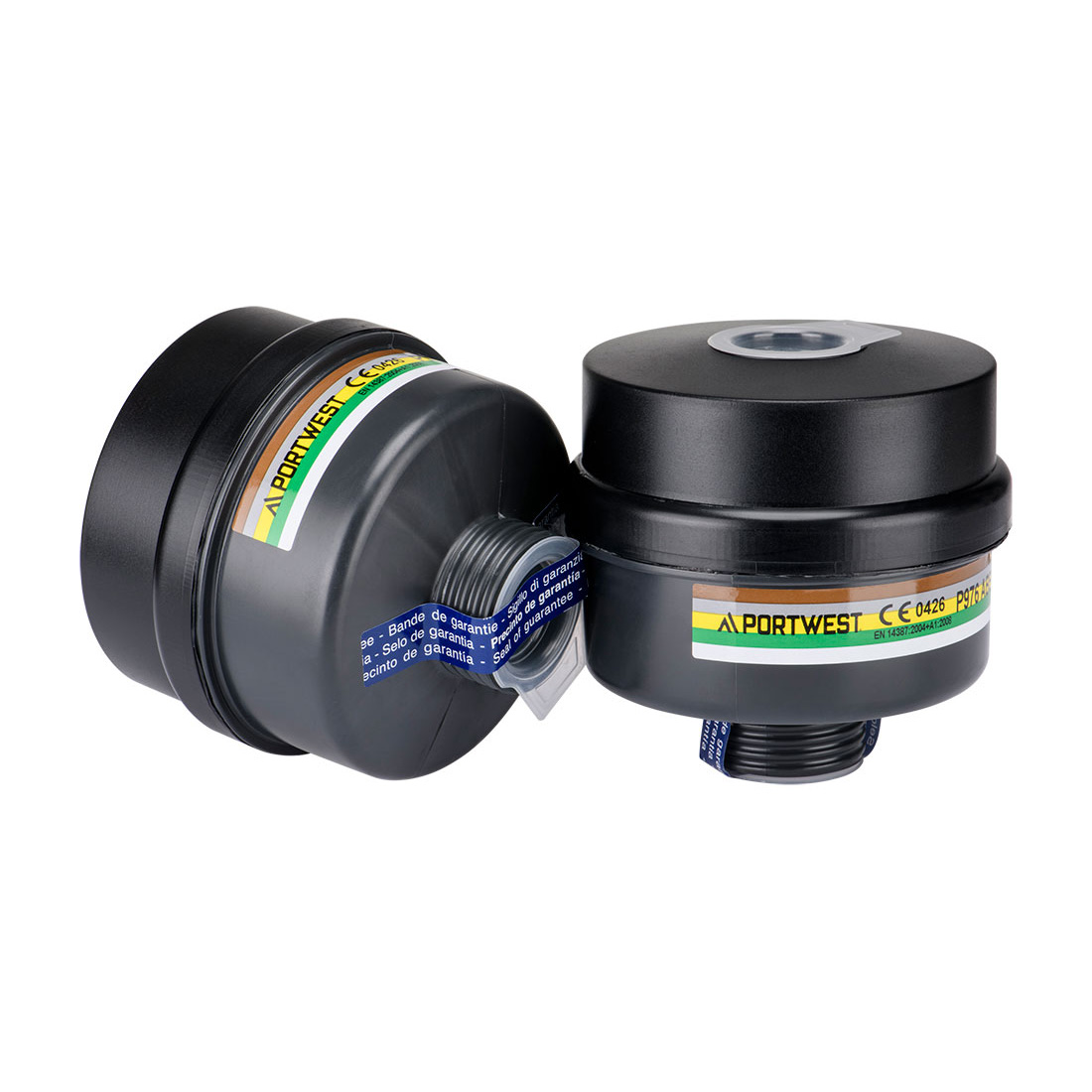 Kombinasjonsfilter Portwest P976 ABEK2P3 universalgjenge svart rød